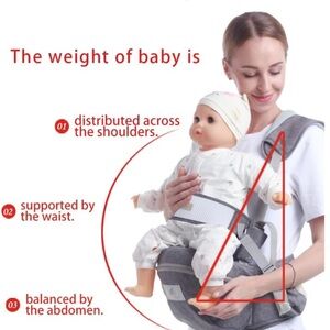 Gray Baby Hip Hugger